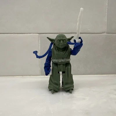 Mô hình nhân vật Yoda 3D - Tái hiện phong cách Star Wars Kenner