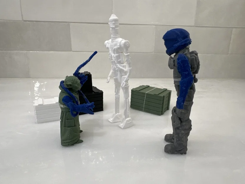 Mô hình nhân vật Yoda 3D - Tái hiện phong cách Star Wars Kenner - Image 6