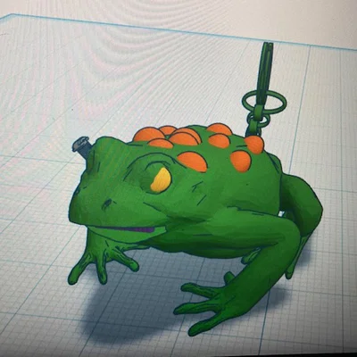 Móc khóa ếch Zombie 3D độc đáo cho mùa lễ hội Halloween
