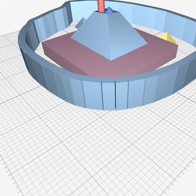 Mô hình trang trí sa bàn Bros House 3D độc đáo