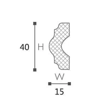 Nắp che đầu thanh nẹp trang trí Adefix LX-41 (File in 3D tùy chỉnh) - Image 4