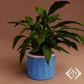 Bọc chậu cây hình trụ phong cách hiện đại - Thumbnail 1