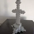 Giá treo tai nghe hình kiếm Minecraft in 3D độc đáo - Thumbnail 4