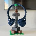 Giá treo tai nghe Minecraft - Phiên bản tách rời các phần theo màu - Thumbnail 1
