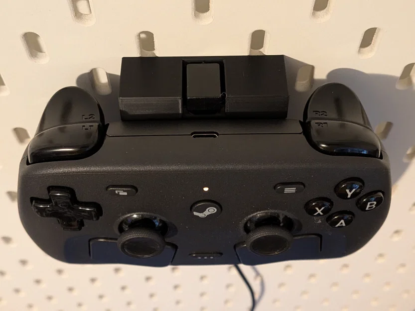 Giá đỡ tay cầm Steam Controller cho bảng IKEA Skadis với thiết kế giấu dây - Image 3