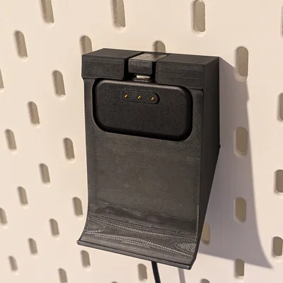Giá đỡ tay cầm Steam Controller cho bảng IKEA Skadis với thiết kế giấu dây