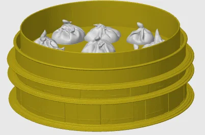 Mô hình Xửng Hấp Há Cảo (Dumpling Dough) - Image 1