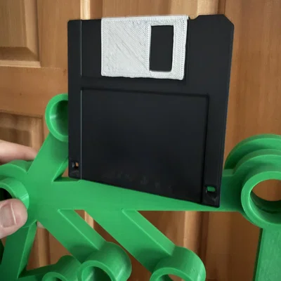 Mô hình đĩa mềm 3.5 inch trang trí vòng hoa Lego