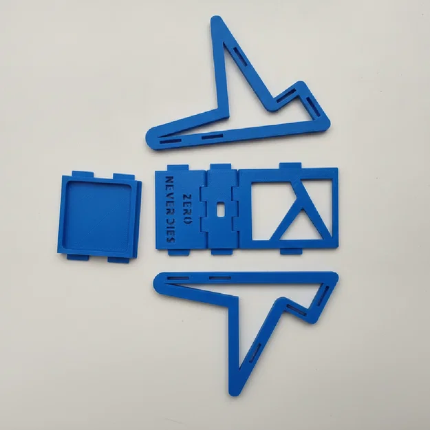 ZERO Stand - Giá đỡ gấp gọn in liền khối có ngăn chứa ẩn (Điện thoại, Tablet, Laptop) - Image 3