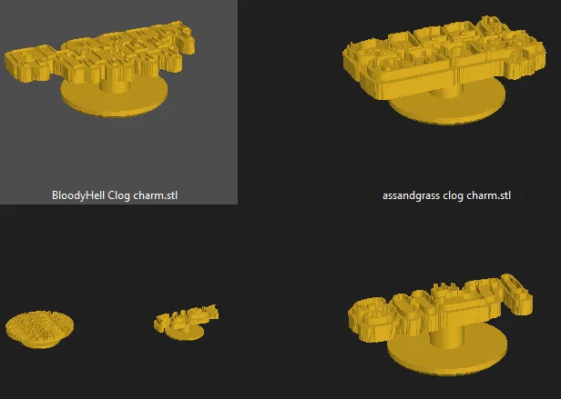 Bộ charm trang trí dép Clog phong cách cá tính - In 3D độc đáo - Image 2