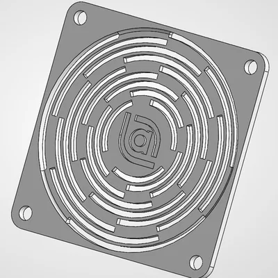 Lưới bảo vệ quạt 80 mm với thiết kế cực ngầu