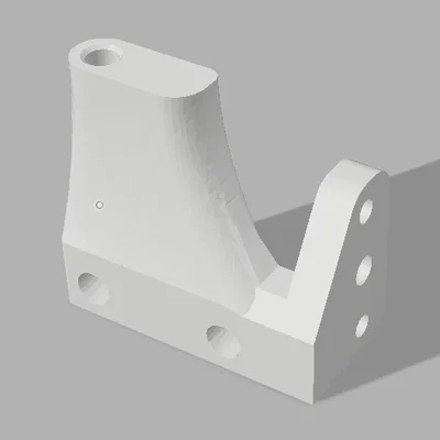 Ngàm gắn 3D Touch rút gọn 6mm cho V6 Hotend (Tối ưu độ chính xác)
