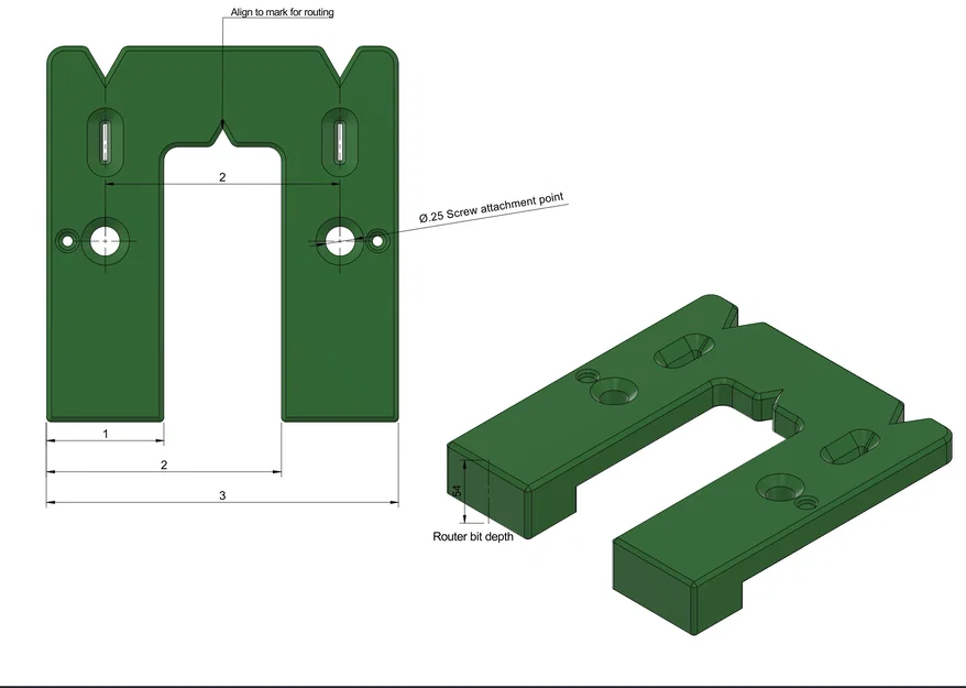 Bộ móc treo Dovetail cho Pegboard & Jig phay gỗ - Image 2