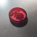Miếng lót ly SRT Hellcat 3D - Phụ kiện độc đáo cho tín đồ Dodge - Thumbnail 1