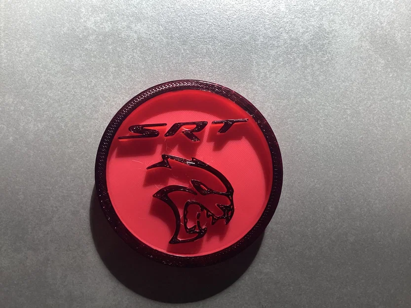 Miếng lót ly SRT Hellcat 3D - Phụ kiện độc đáo cho tín đồ Dodge - Image 3