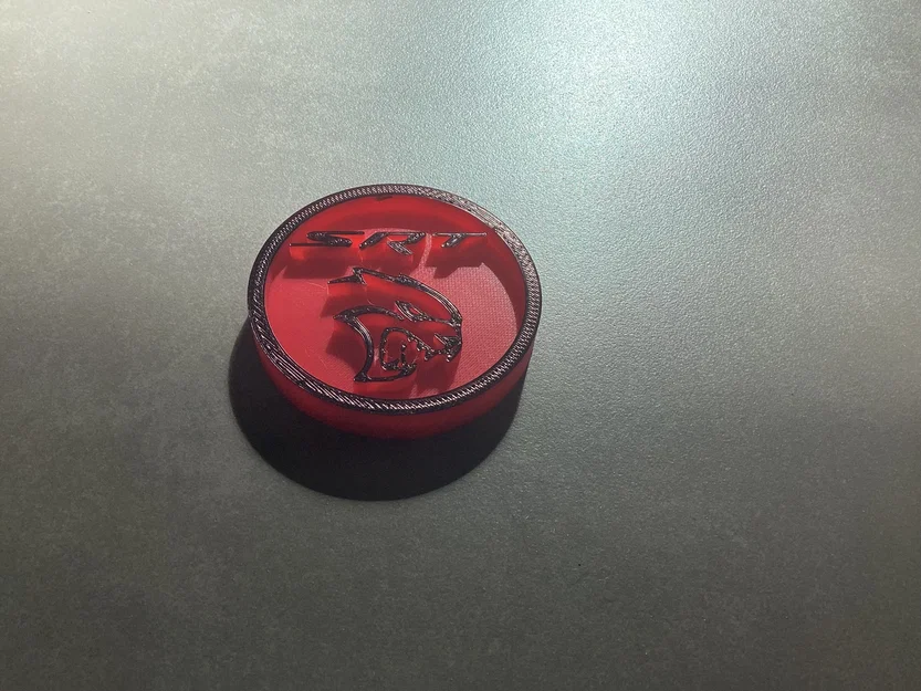 Miếng lót ly SRT Hellcat 3D - Phụ kiện độc đáo cho tín đồ Dodge - Image 4