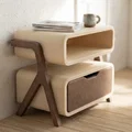 Tủ Đầu Giường Mini Phong Cách Hiện Đại Tỉ Lệ 1:12 Cho Nhà Búp Bê - Thumbnail 4