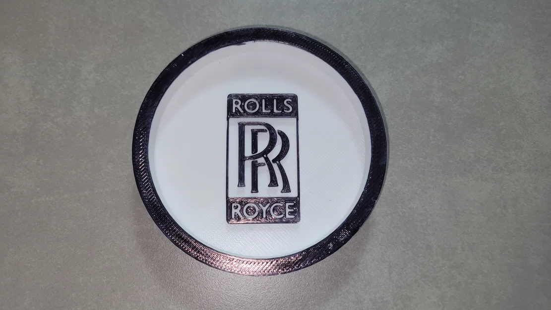 Miếng lót ly Rolls Royce Coaster in 3D sang trọng và tinh tế - Image 1