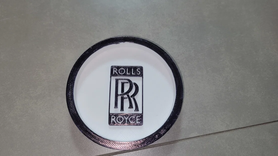 Miếng lót ly Rolls Royce Coaster in 3D sang trọng và tinh tế - Image 3