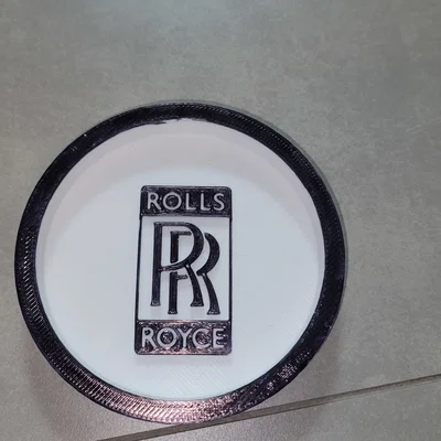 Miếng lót ly Rolls Royce Coaster in 3D sang trọng và tinh tế