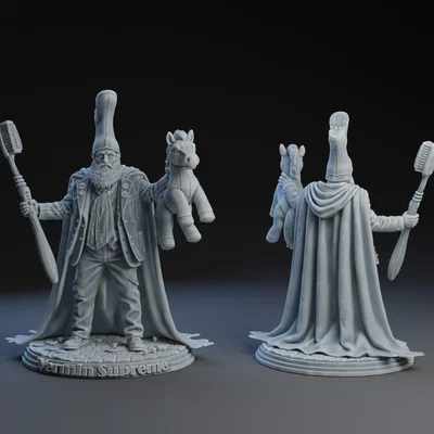 Mô hình nhân vật Vermin Supreme in 3D độc lạ cho người sưu tầm