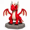 Mô hình rồng Genevieve 3D cho game boardgame Heroes of Barcadia - Thumbnail 1