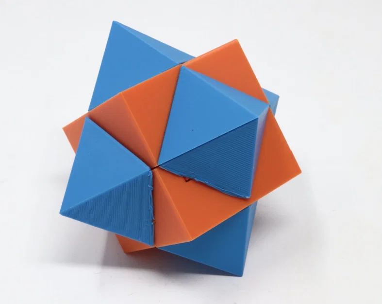 Mô hình lắp ghép Cube-Octahedron Dual - Image 1