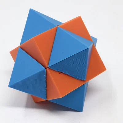 Mô hình lắp ghép Cube-Octahedron Dual