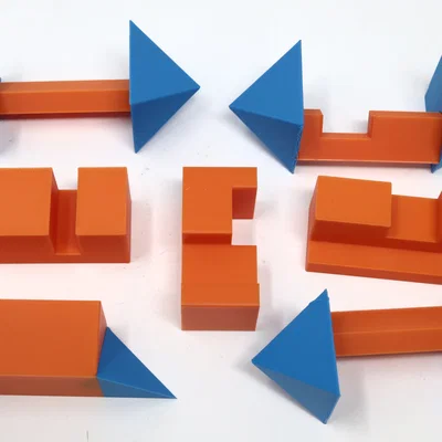 Mô hình lắp ghép Cube-Octahedron Dual