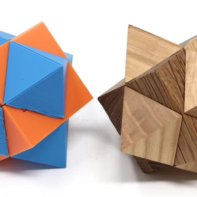 Mô hình lắp ghép Cube-Octahedron Dual
