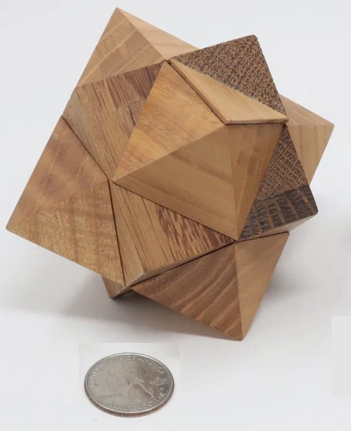 Mô hình lắp ghép Cube-Octahedron Dual - Image 5
