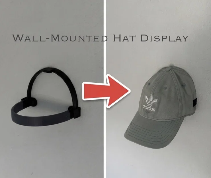 Giá Treo Mũ Gắn Tường (Wall-Mounted Hat Display) - Image 1