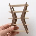 Kệ sách thu nhỏ tỉ lệ 1:12 - Đồ nội thất nhà búp bê - Thumbnail 3