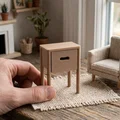 Tủ Đầu Giường Mini Hình Vỏ Sò Cho Nhà Búp Bê Tỉ Lệ 1/12 - Thumbnail 2