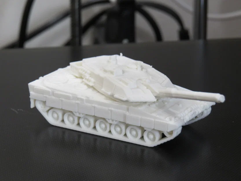 Mô hình xe tăng Leopard 2A6 tỷ lệ 1:100 - Bản in dễ dàng - Image 2