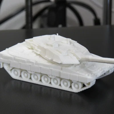 Mô hình xe tăng Leopard 2A6 tỷ lệ 1:100 - Bản in dễ dàng