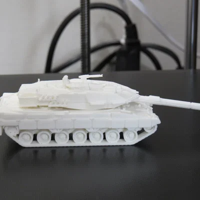 Mô hình xe tăng Leopard 2A6 tỷ lệ 1:100 - Bản in dễ dàng