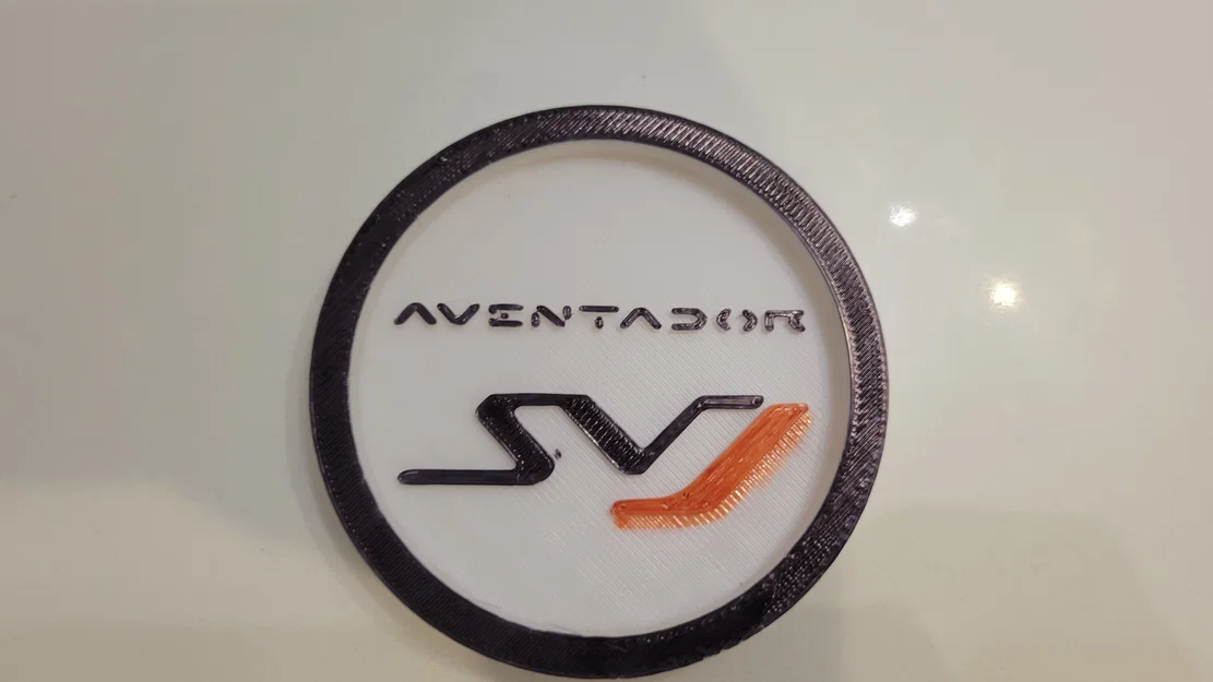 Miếng lót ly Lamborghini Aventador SVJ - Phụ kiện in 3D cho tín đồ siêu xe - Image 1