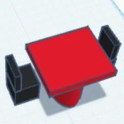 Bộ bàn ghế đồ chơi mini cho búp bê - File in 3D dễ thực hiện