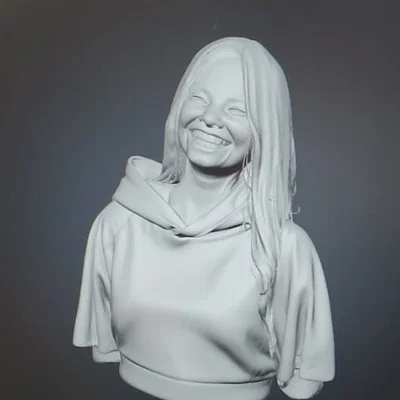 Mô hình tượng bán thân Salish Matter in 3D cực đẹp