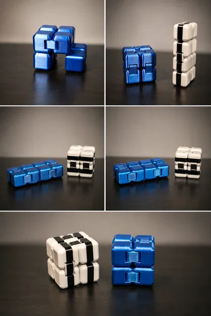 Khối Lập Phương Vô Cực Infinity Cube - Đồ Chơi Xả Stress 3D - Image 2