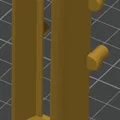 Giá treo đồ đa năng cho bảng Pegboard 1 inch (In 3D) - Thumbnail 1