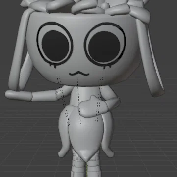 Mô hình Bassie Dandy's World - File in 3D STL sắc nét