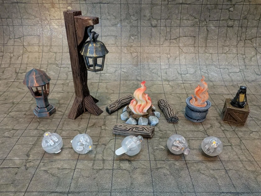 Mô hình địa hình tabletop tích hợp đèn Ball LED - Image 3