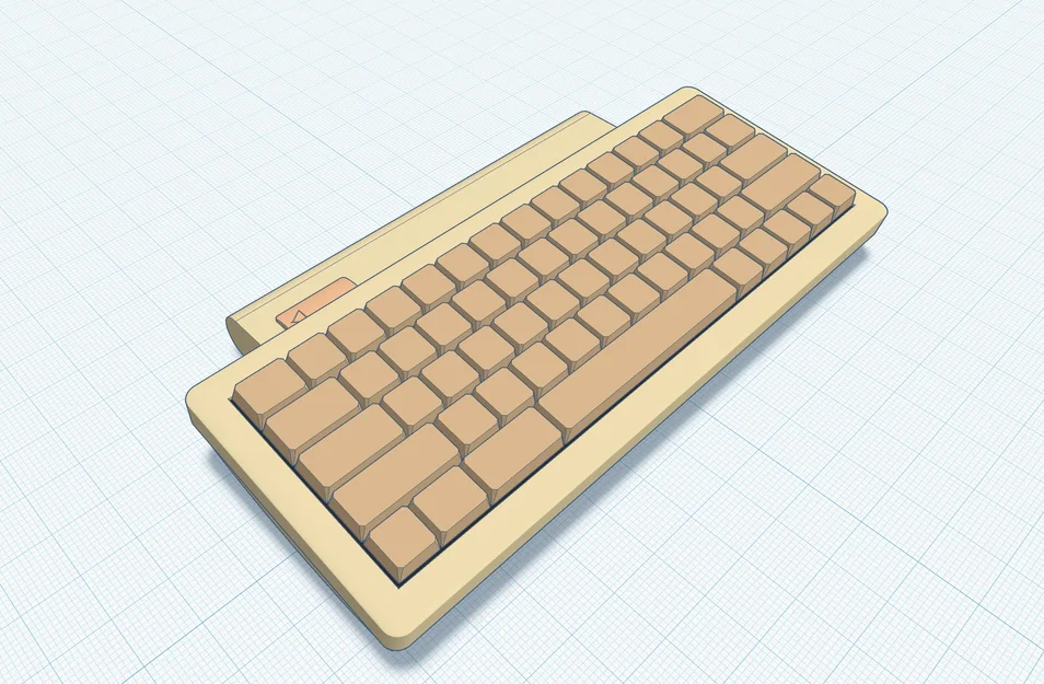 Bàn phím Retro siêu nhỏ, cực hợp cho các mô hình mini Macintosh! - Image 1