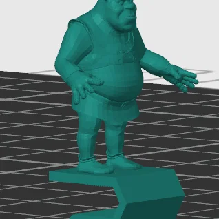 Kẹp nón Shrek 3D độc đáo - Phụ kiện trang trí nón cá tính