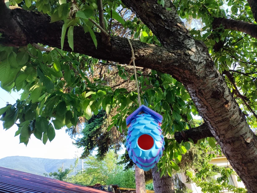 Nhà Chim Hình Quả Thông (Pinecone Birdhouse) - Image 3