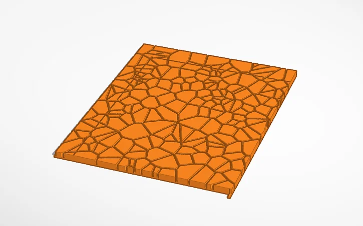 Tấm trang trí họa tiết sa mạc khô Pattern Dry Desert in 3D - Image 1