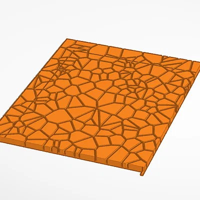 Tấm trang trí họa tiết sa mạc khô Pattern Dry Desert in 3D