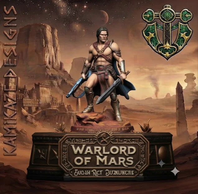 Tượng John Carter (Cảm hứng từ Warlord of Mars) - Image 1